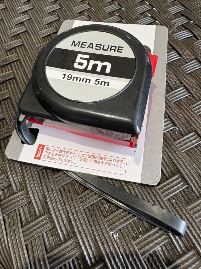 100円ショップセリアのコンパクトメジャー