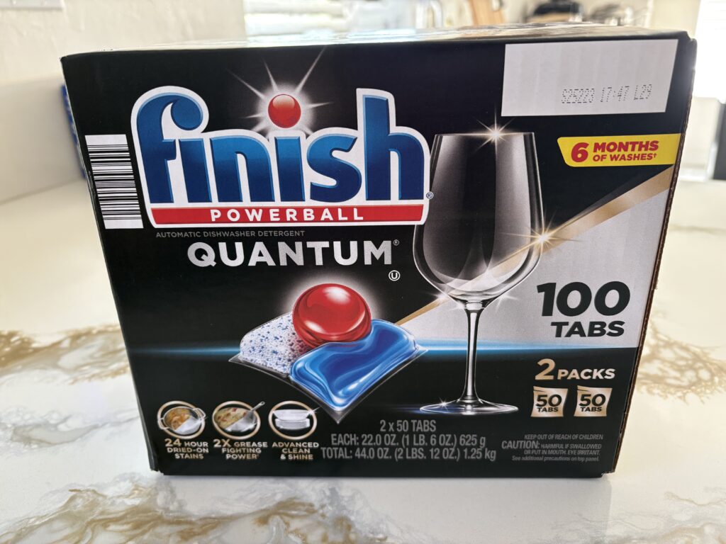 コストコで購入したFinishの食洗機用洗剤
