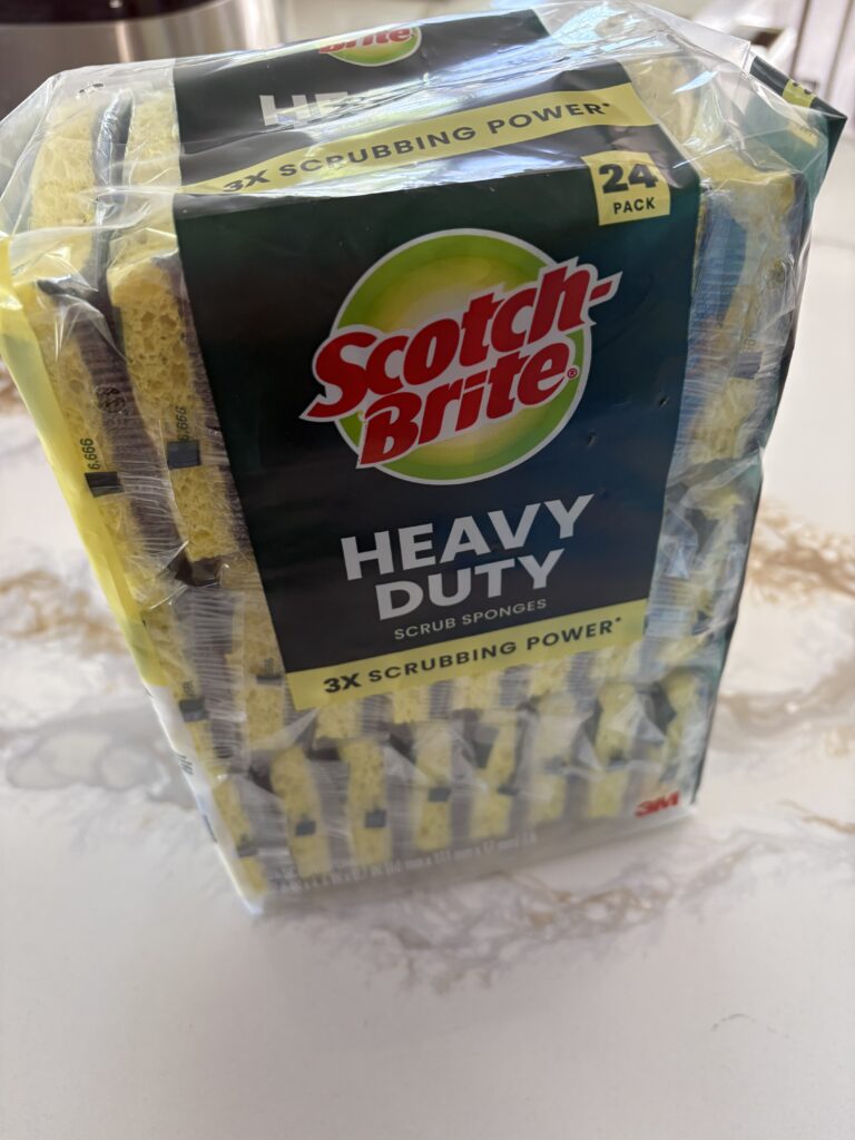 コストコで購入しているScotch-Brite Heavy Duty Sponge 24個入り