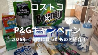 アメリカのコストコのP&Gキャンペーンで実際に購入した日用品