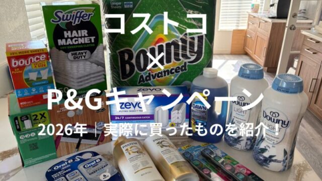 アメリカのコストコのP&Gキャンペーンで実際に購入した日用品