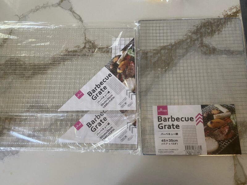 ダイソーで購入したBBQ網